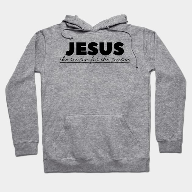 Jesus The Reason For The Season Hoodie by Happy - Design